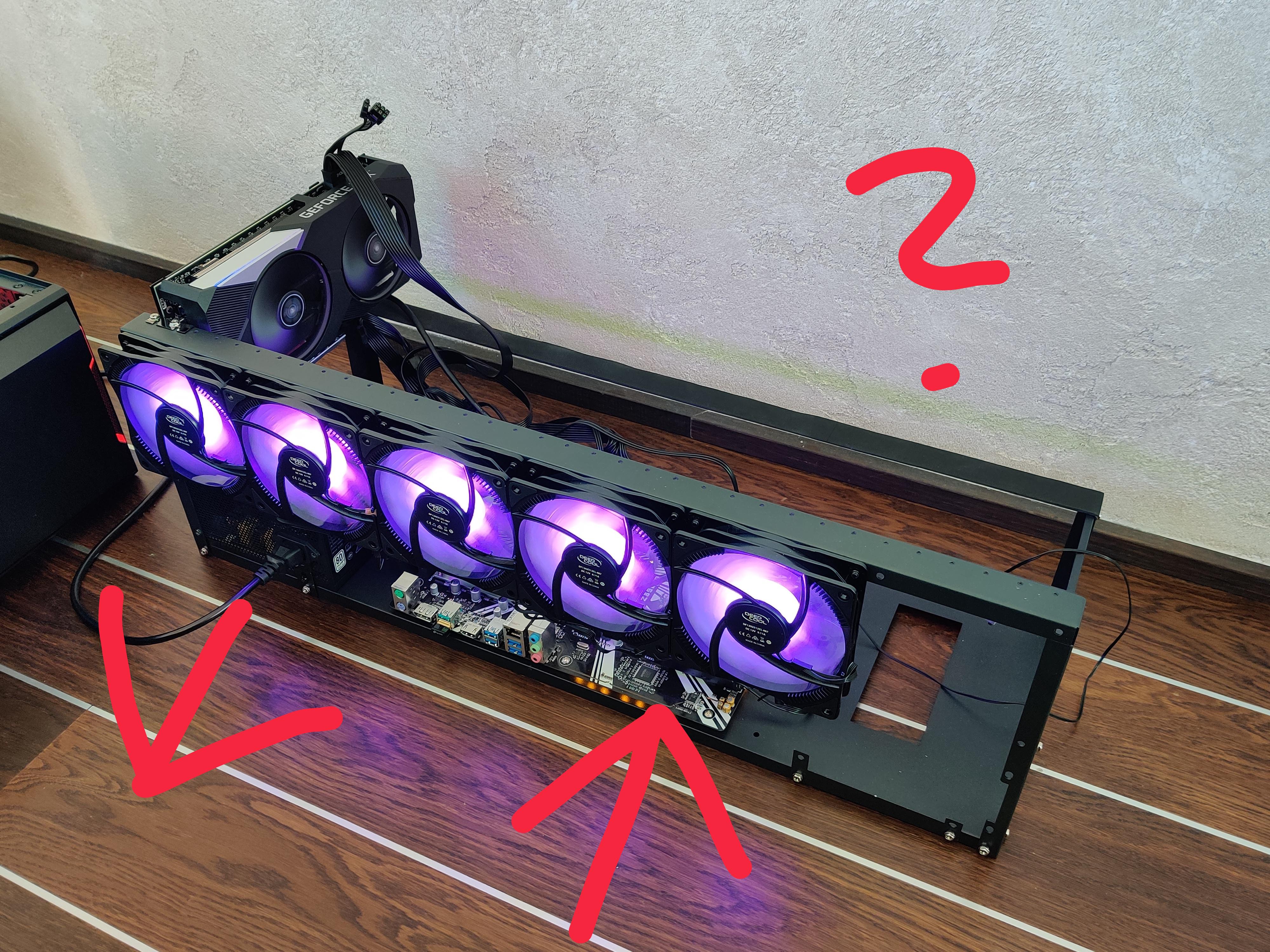 GPU rig optimization cooling setup
