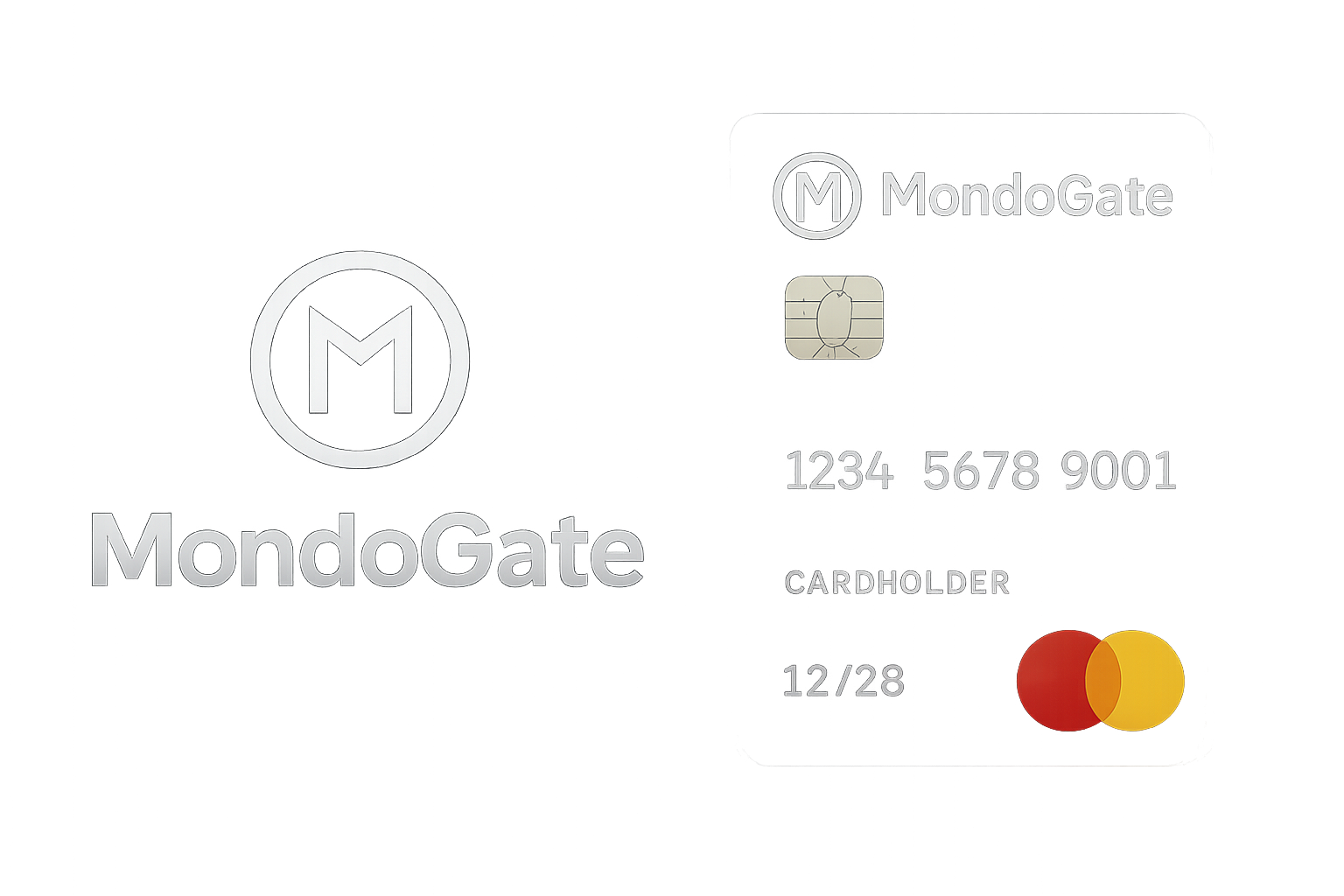 MondoGate crypto credit card logo and card
