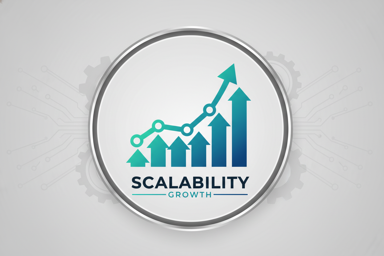 scalability growth graph icon