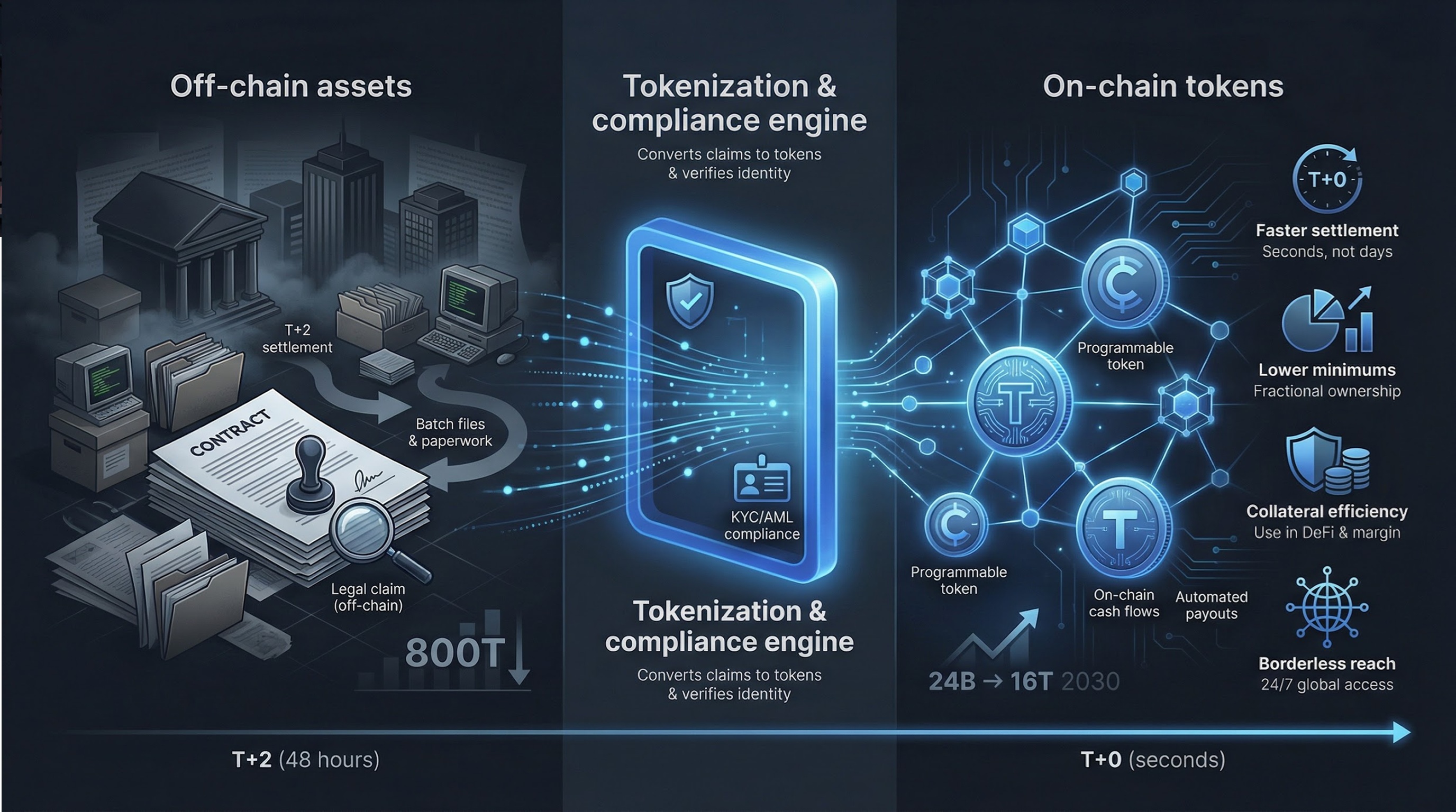 cost savings RWA tokenization