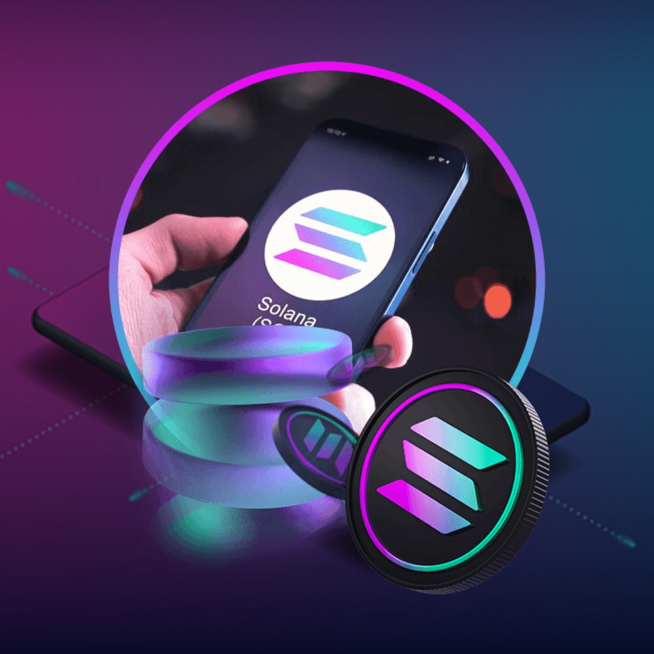 Solana social dApps real-time messaging