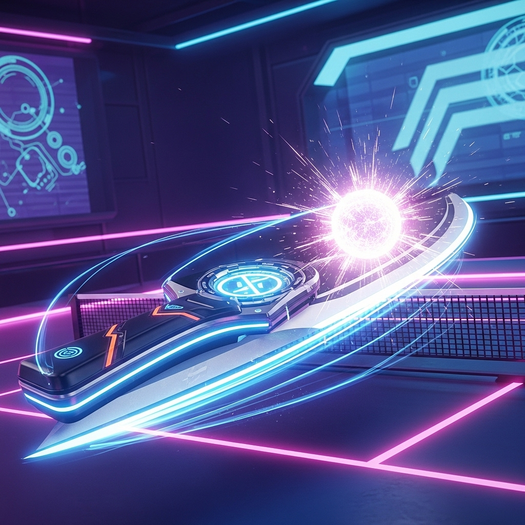 Futuristic AI bots battling in a glowing digital gaming arena, showcasing advanced machine learning and real-time strategy.