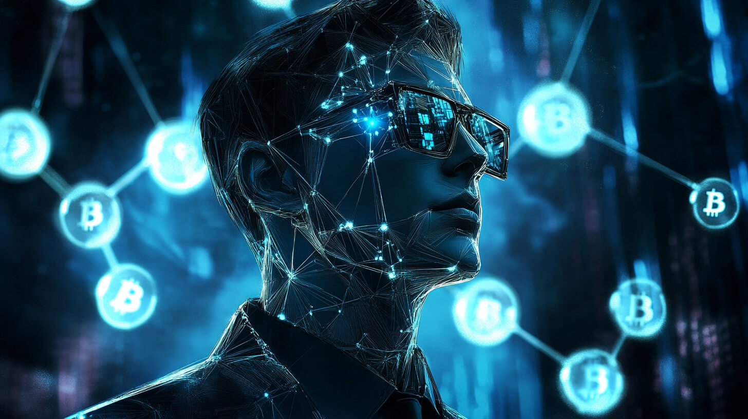 Futuristic illustration of AI agent autonomously executing DeFi swaps in glowing smart wallet interface, EIP-7702 session keys Ethereum account abstraction