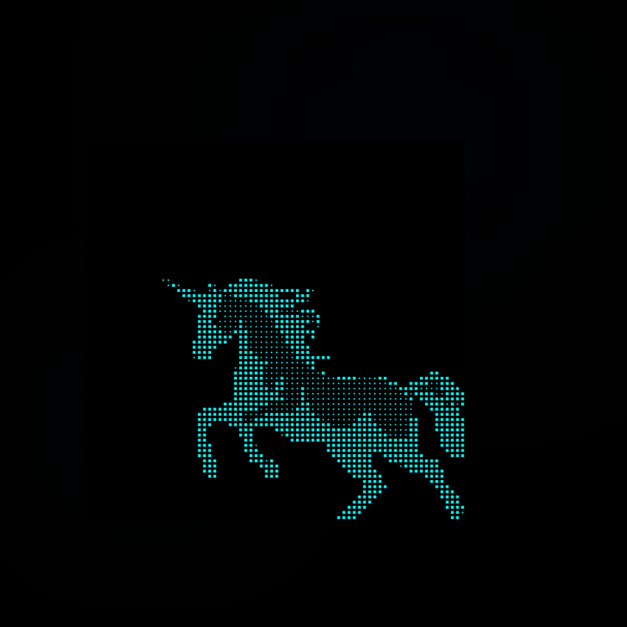 Futuristic Web3 bounty hunter wielding zero-knowledge ZK proofs to secure decentralized tasks in cyberpunk crypto art style