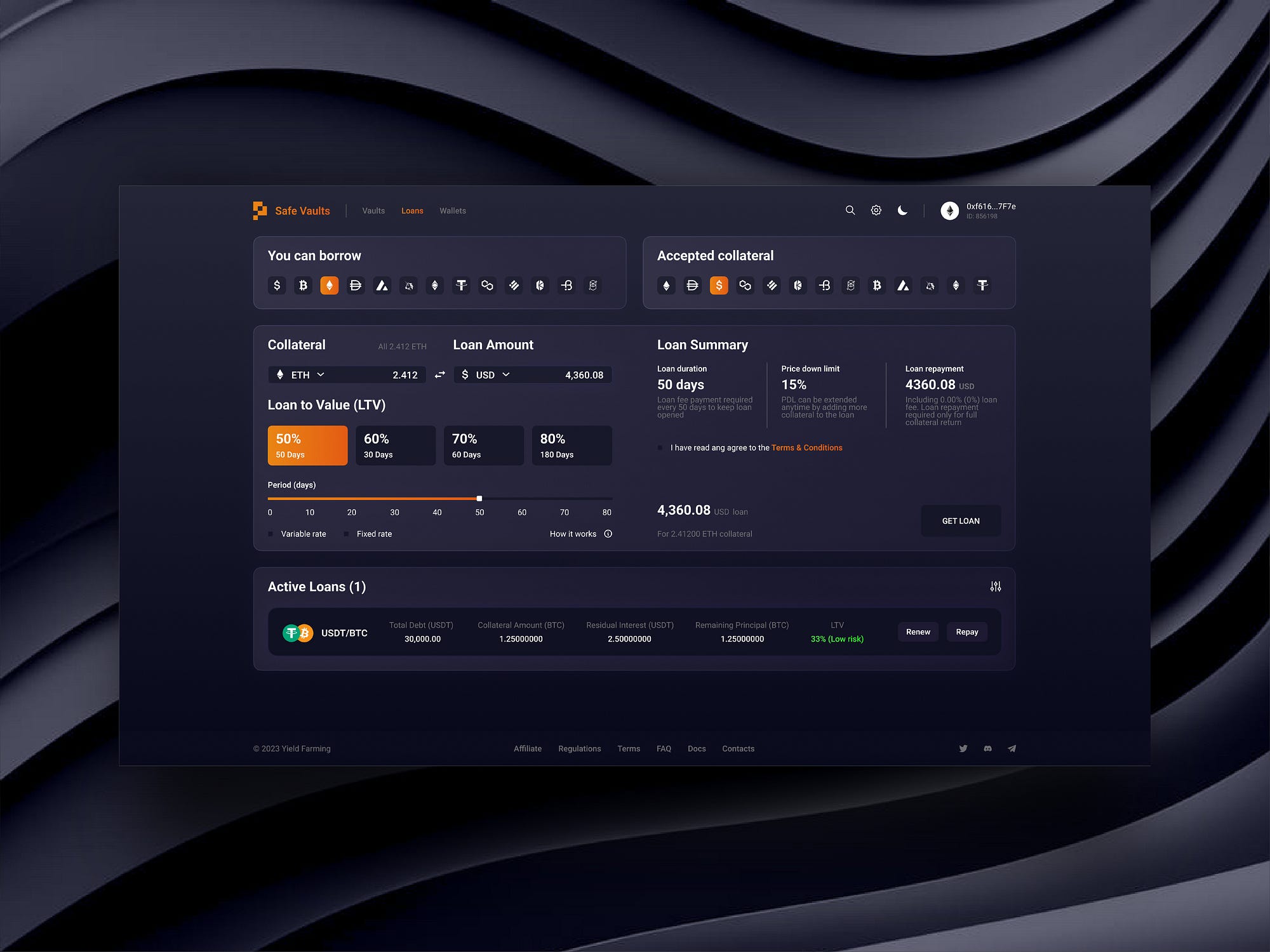 Futuristic ZK credentials wallet dashboard UI showcasing privacy shields, zero-knowledge proofs, and DeFi integrations for privacy-preserving verifiable credentials in Web3 2026