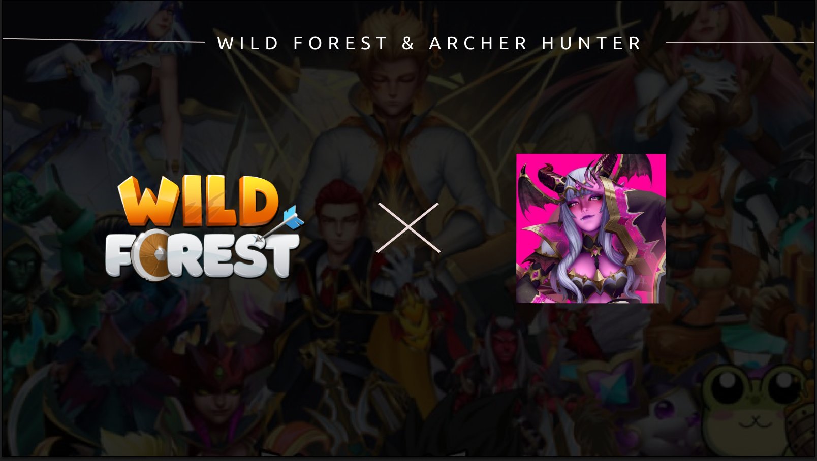 Giga Archery NFT characters in action within Archer Hunter RPG on Sei Network, showcasing digital archers and immersive Web3 gameplay.