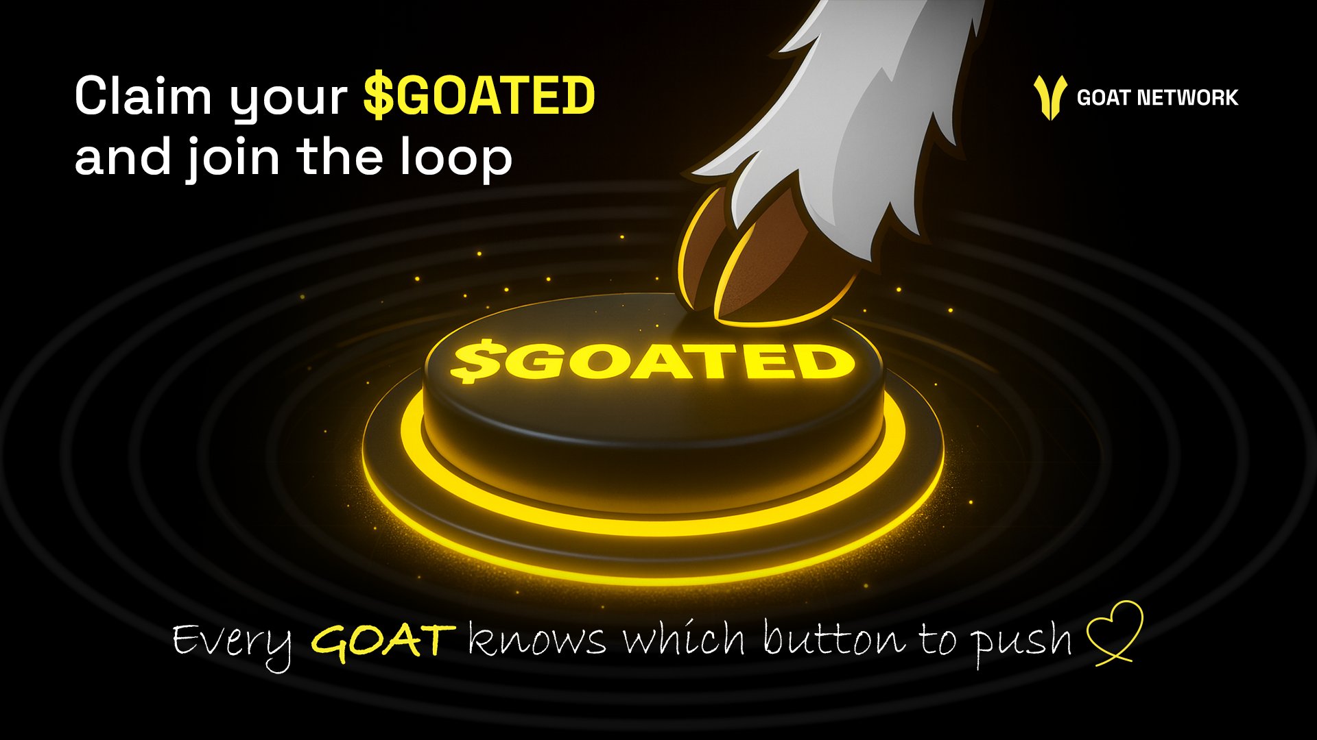 GOAT Rollup dashboard interface showing real-time Bitcoin yield metrics and blockchain activity