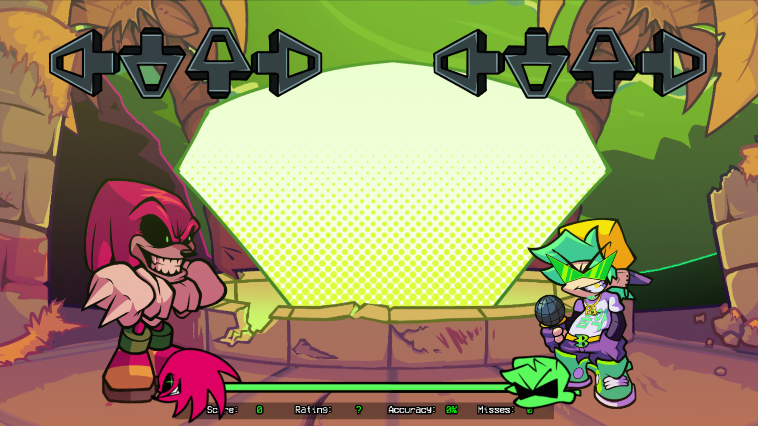High-energy FNF B3 Rerun mod demo gameplay screenshot showcasing Smash-N-Crash and Infinite-Business songs with dynamic rhythms, B3-style characters like Krumbo and Tenshi, Friday Night Funkin' mod visuals