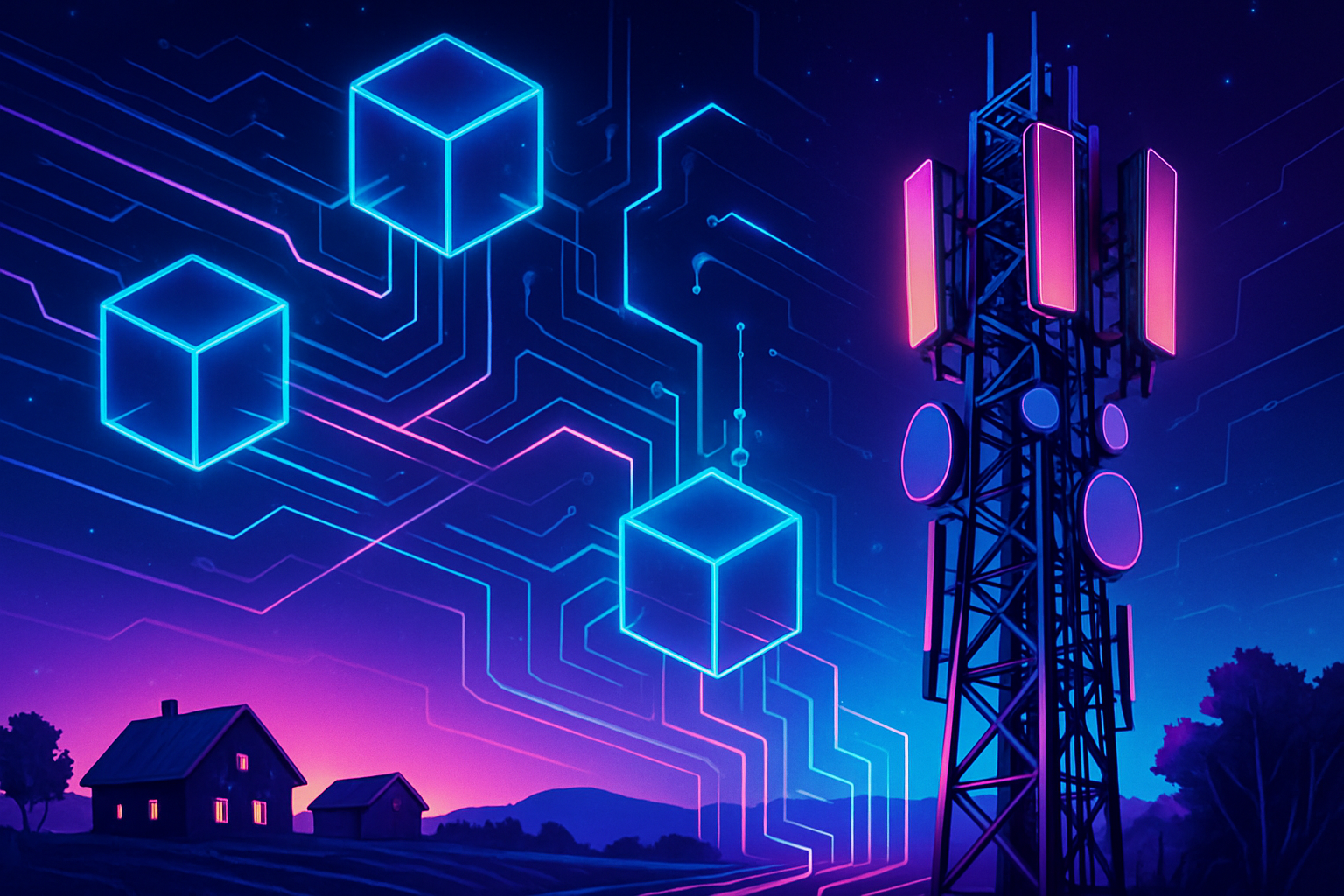 How Blockchain-Powered 5G Networks Are Transforming Rural Connectivity