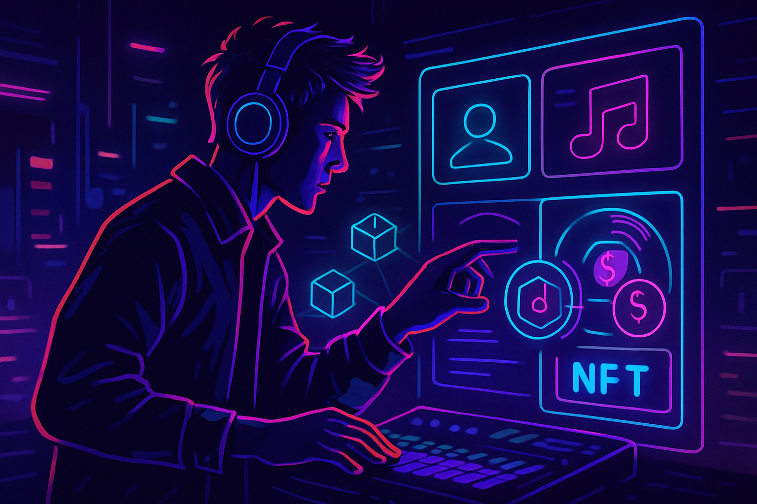 How Blockchain-Powered Music Marketplaces Enable Artists to Earn Royalties with NFTs
