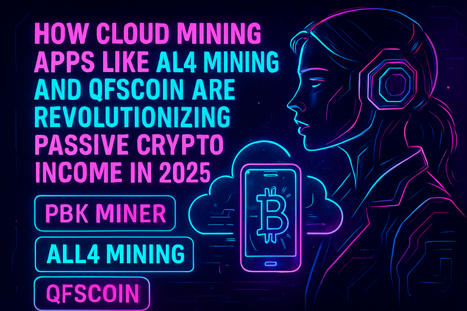 How Cloud Mining Apps Like ALL4 Mining and QFSCOIN Are Revolutionizing Passive Crypto Income in 2025