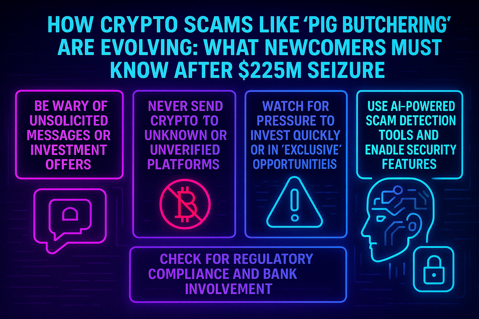 How Crypto Scams Like ‘Pig Butchering’ Are Evolving: What Newcomers Must Know After $225M Seizure