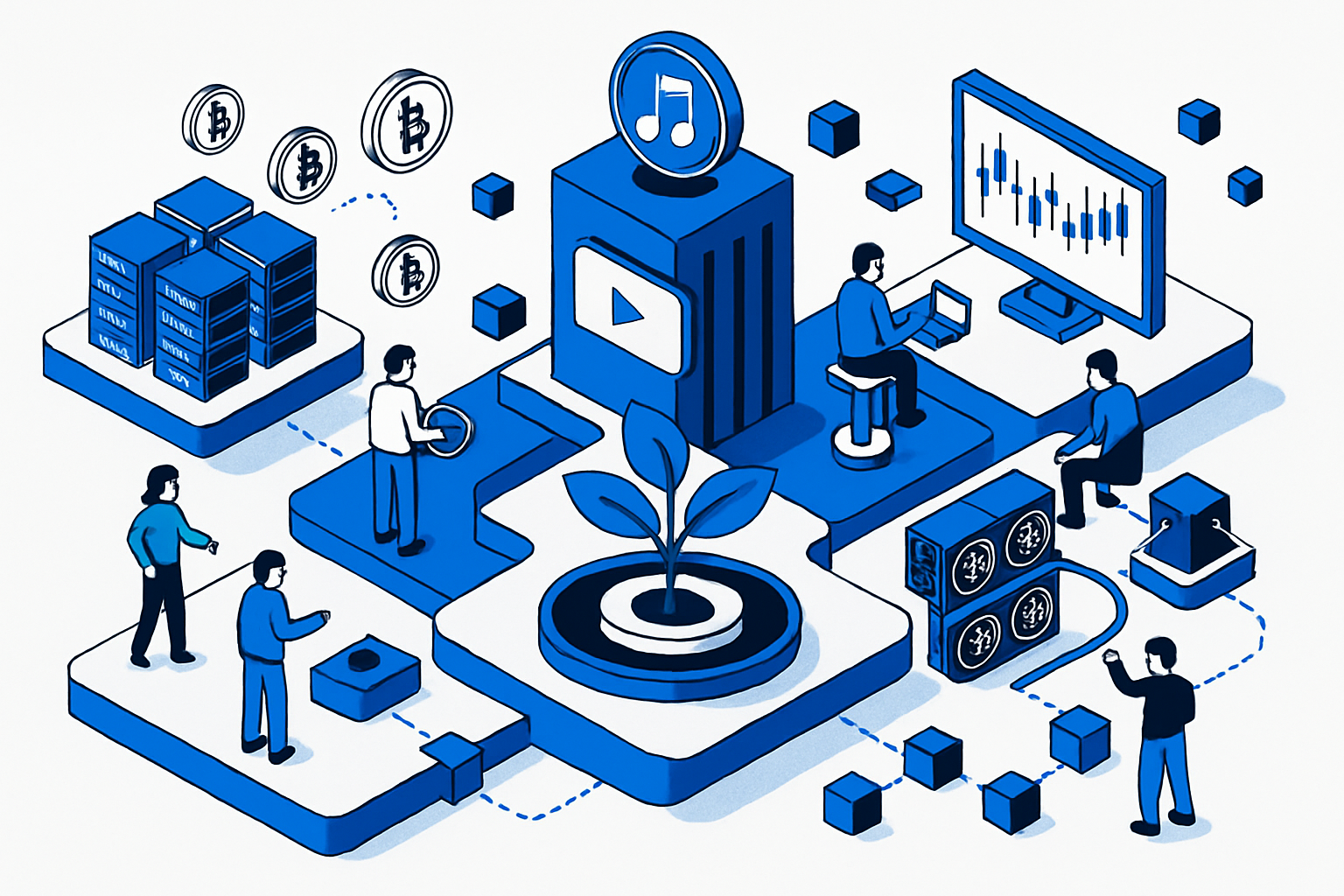 How Fractional Ownership of Music Royalties Works on Blockchain in 2025