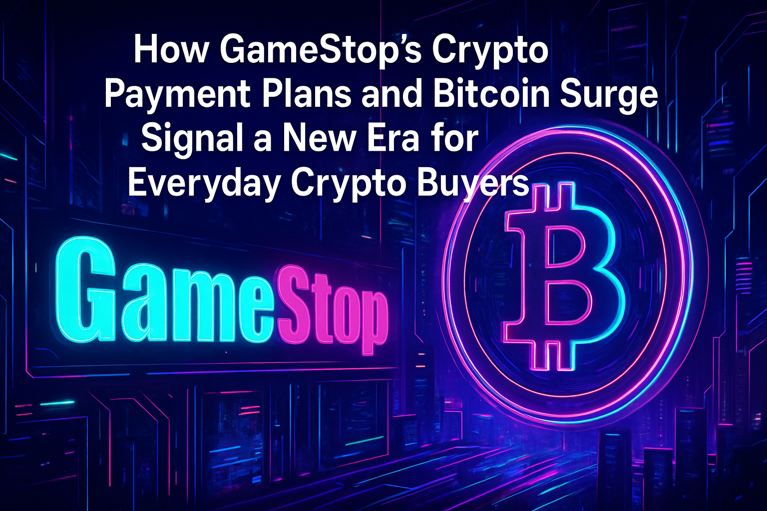 How GameStop’s Crypto Payment Plans and Bitcoin Surge Signal a New Era for Everyday Crypto Buyers