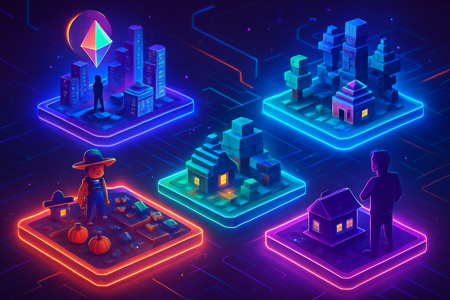 How Play-to-Earn NFT Games Are Revolutionizing Virtual Land Ownership