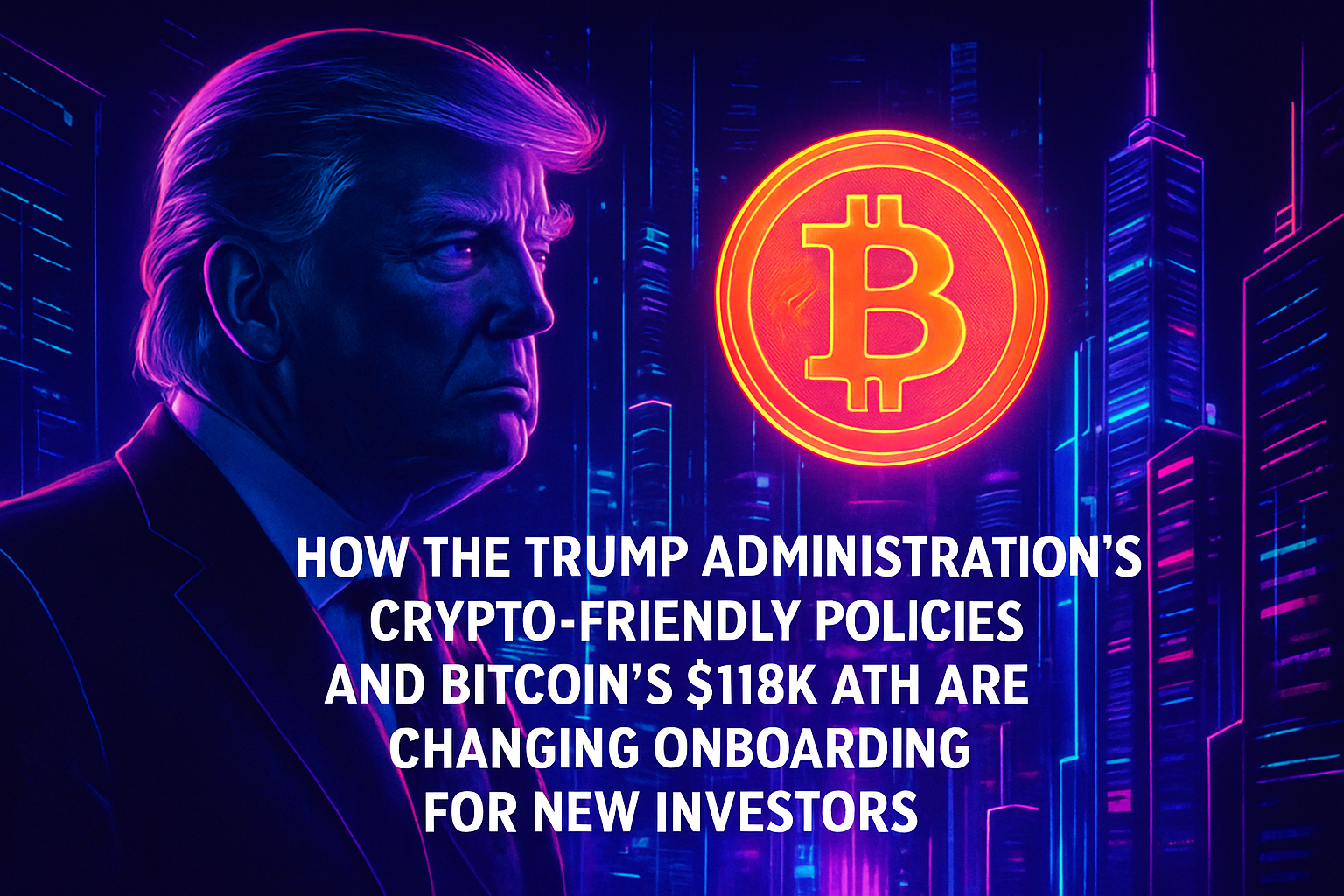 How the Trump Administration’s Crypto-Friendly Policies and Bitcoin’s $118K ATH Are Changing Onboarding for New Investors