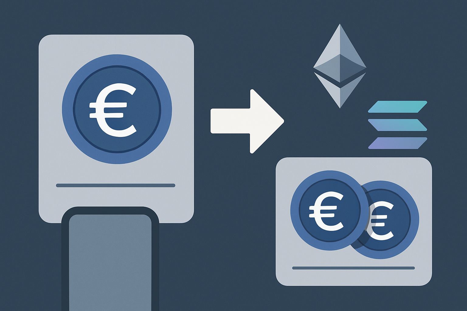 How to Use EUR Stablecoins (EURC, EURAU) on Ethereum and Solana: A Practical Guide