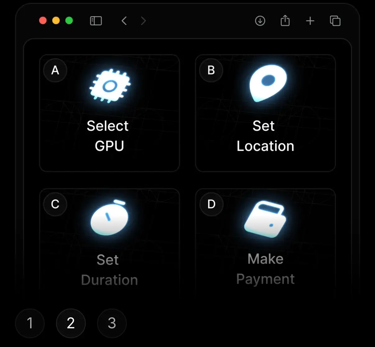 Futuristic home GPU rig setup displaying crypto earnings dashboard from DePIN marketplace like io.net for AI inference monetization in 2026
