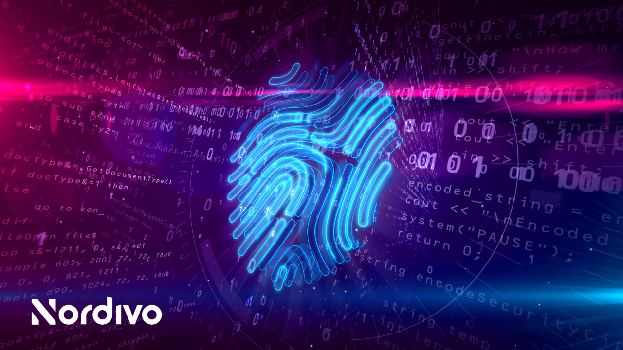 User holding a digital identity badge with blockchain background symbolizing reusable KYC credentials for DeFi platforms