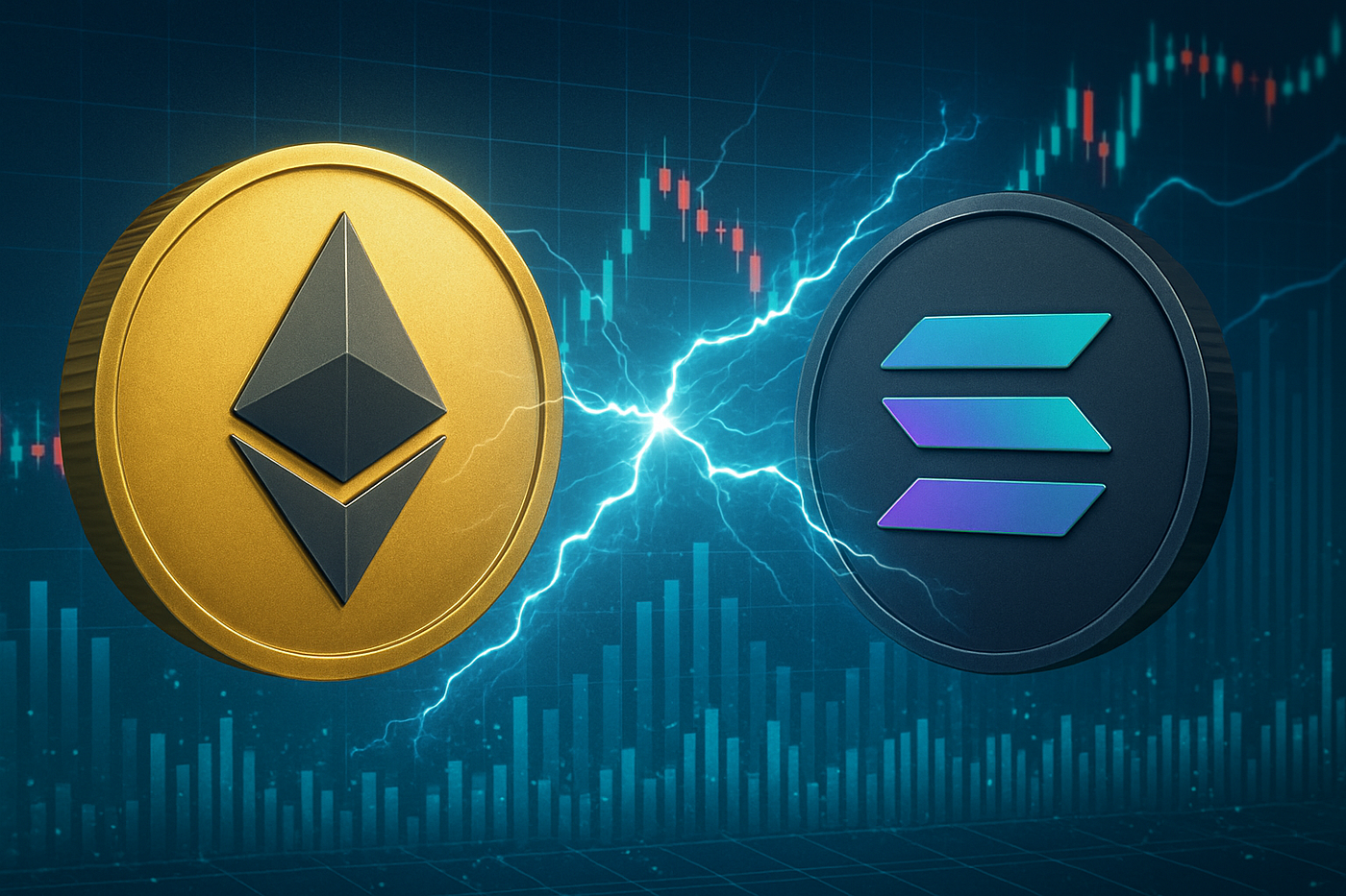 Illustration of user verifying KYC once in zk identity wallet and reusing credentials across Ethereum, Solana, and multiple blockchains for self-sovereign identity