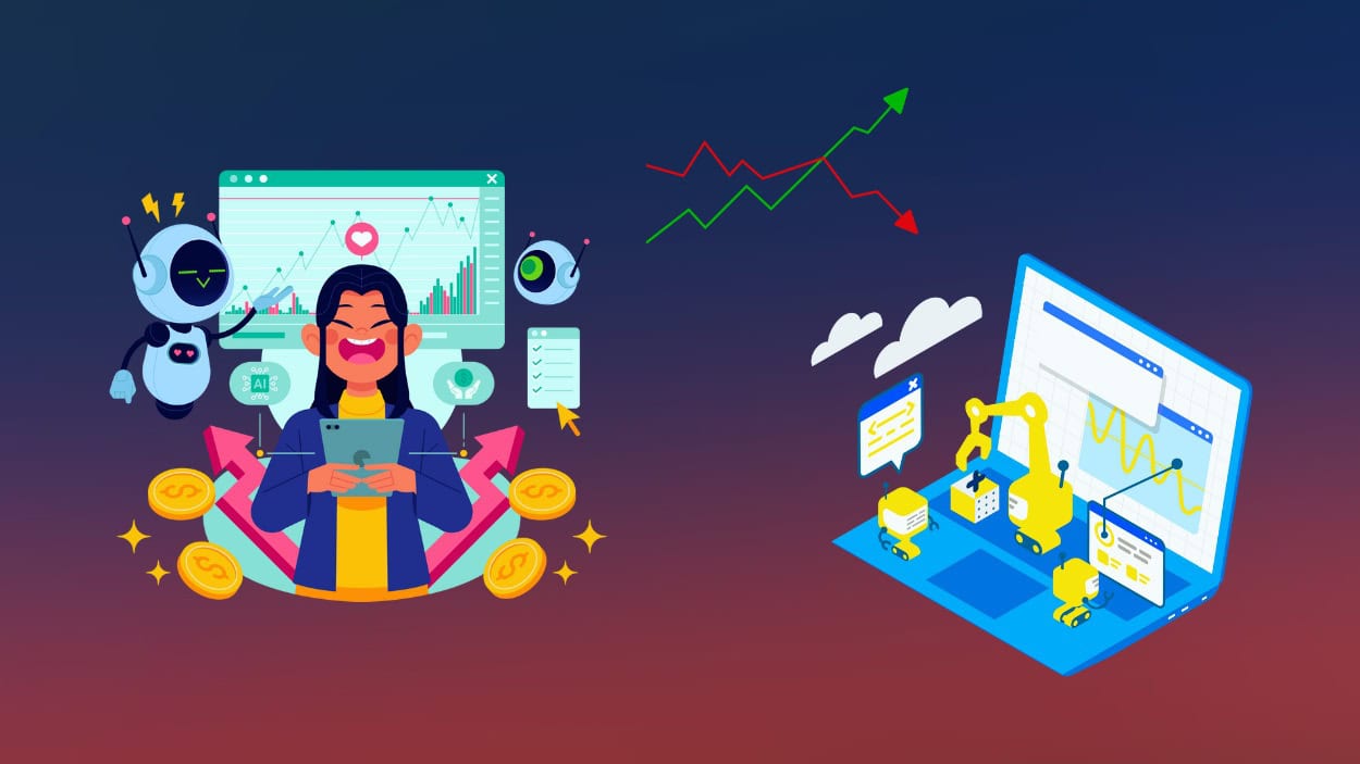 AI agents exchanging stablecoins using Google's AP2 and Coinbase's x402 protocol illustration