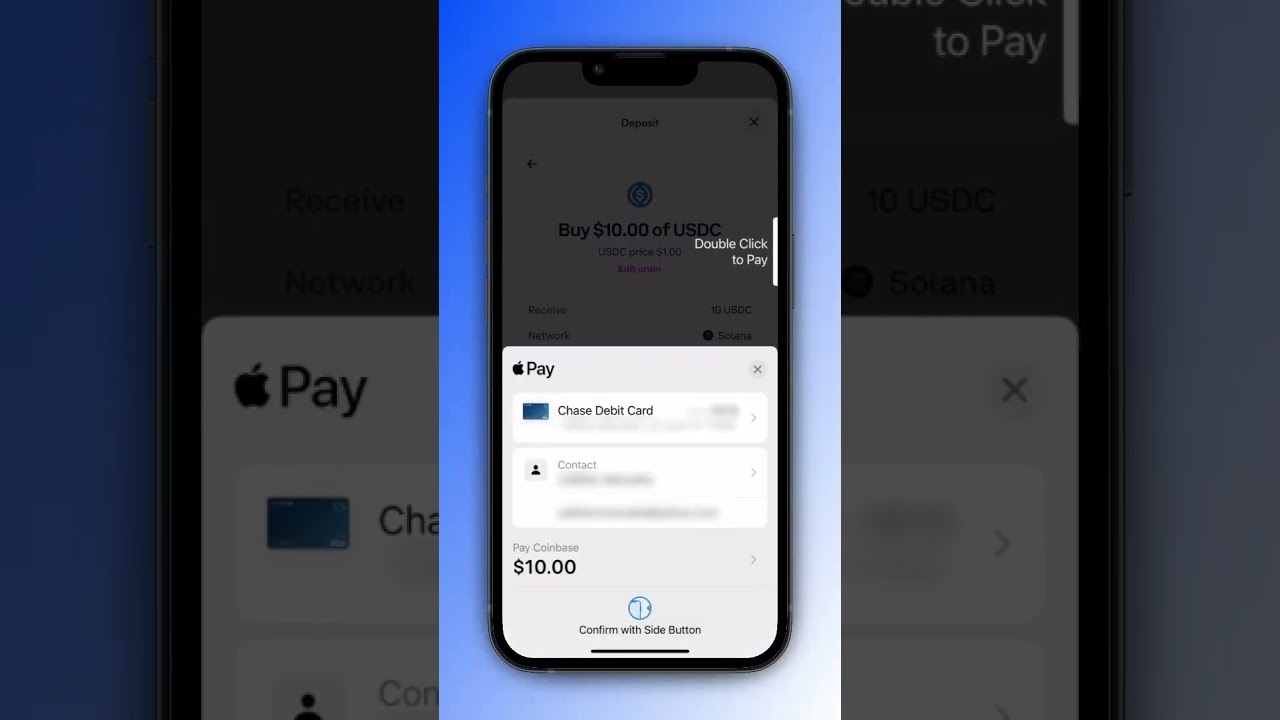 iPhone displaying MetaMask wallet app with Apple Pay integration for secure crypto transactions