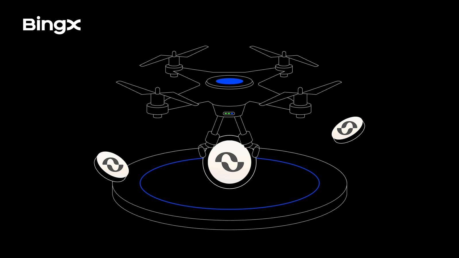 Illustration of Boundless ZK prover network connecting Ethereum, Bitcoin, Base, Stellar, and other blockchains for cross-chain ZK proofs and rollup scaling
