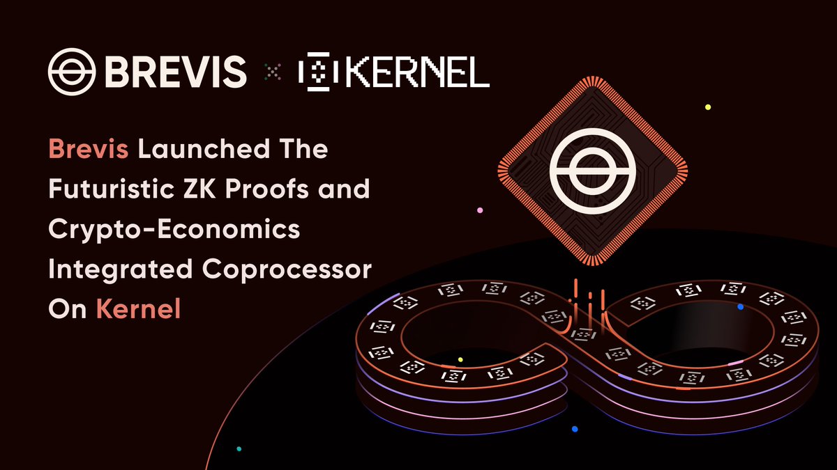Illustration of Brevis zkCoprocessor enabling trustless DeFi incentives across multiple protocols, featuring interconnected blockchain elements and zero-knowledge proof symbols.