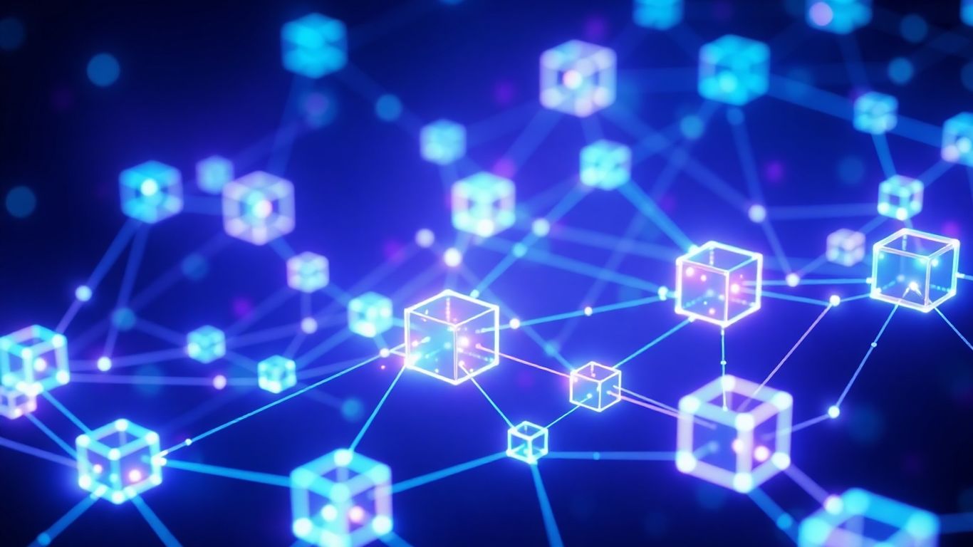 Illustration of Friend.tech social graph visualizing interconnected user keys, trading flows, and tokenized social connections in Web3 network