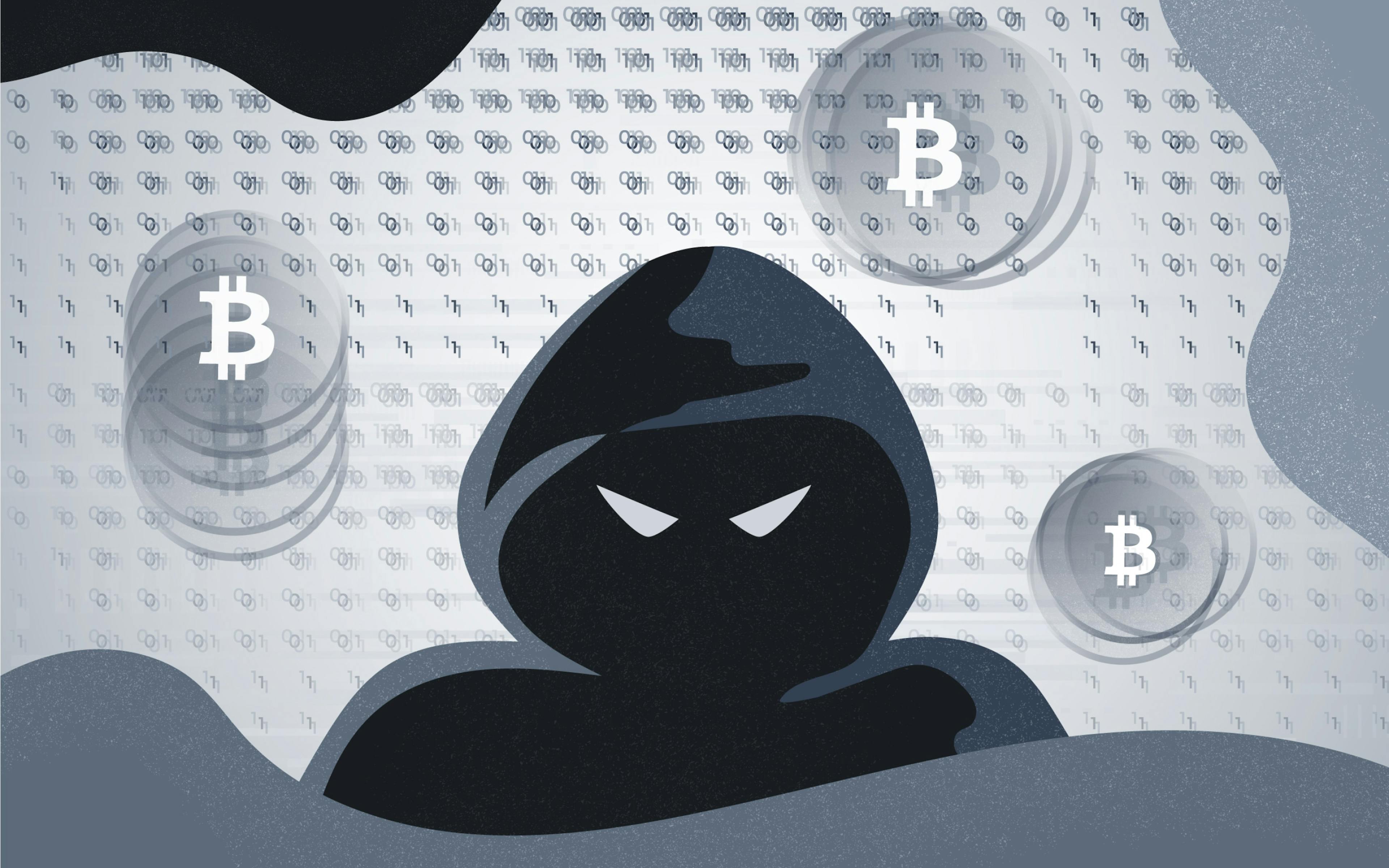 Illustration of hackers attacking cross-chain bridges with validator nodes and smart contracts, highlighting Ronin and Wormhole exploits and DeFi security risks