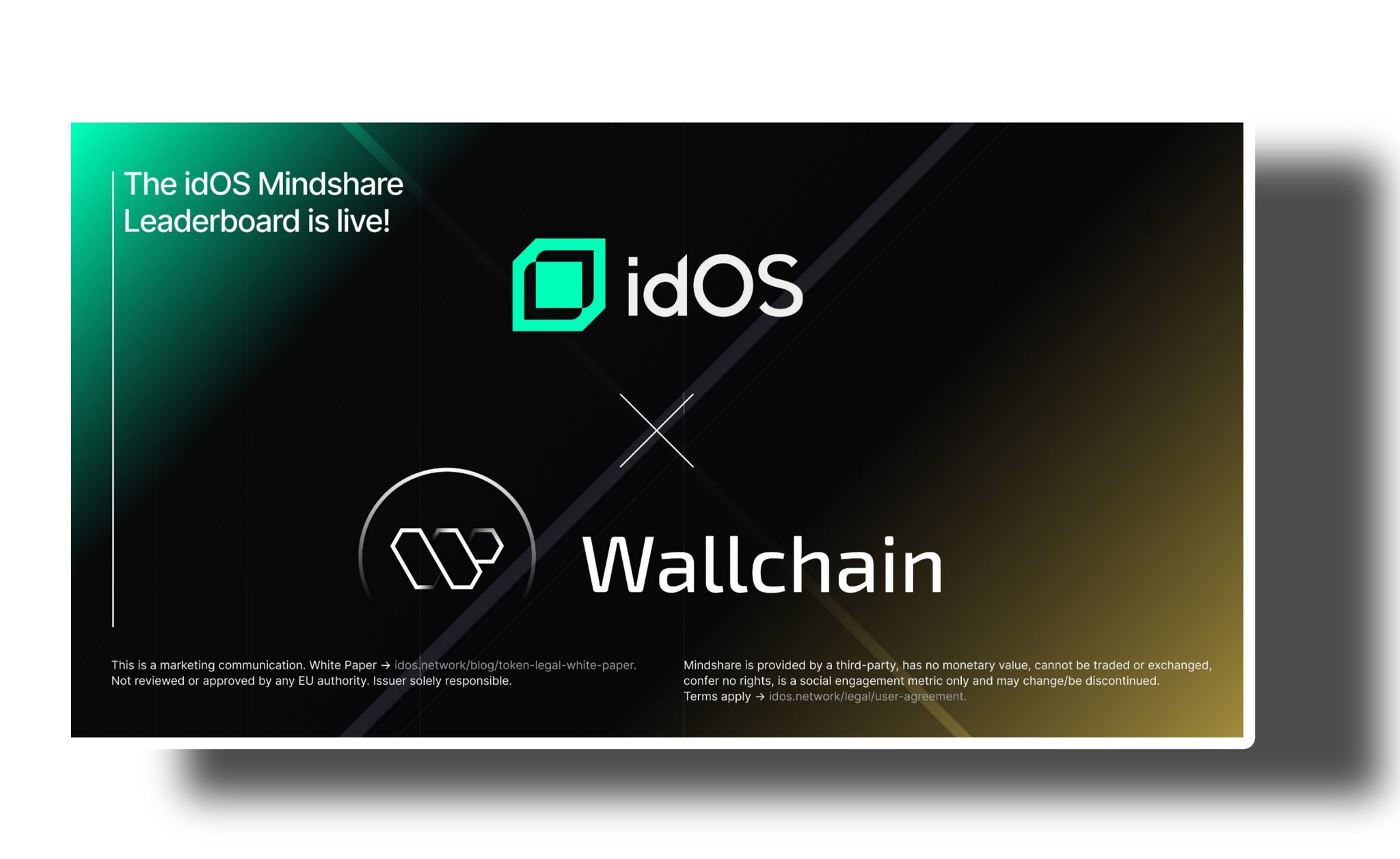 Illustration of idOS enabling portable self-sovereign identity across multiple blockchains and DeFi apps