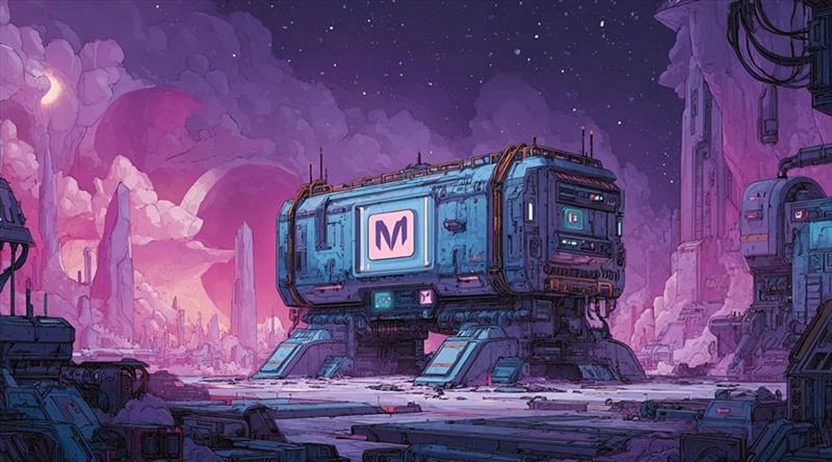 Illustration of Monad's parallel EVM architecture enabling high throughput for decentralized applications in 2025