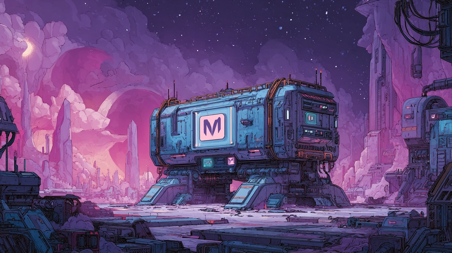 Illustration of Monad blockchain's parallel execution architecture showing multiple transaction threads for enhanced dApp scalability and performance