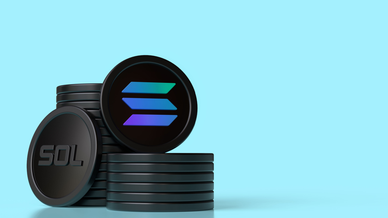 Illustration of Solana stablecoins USX and CASH circulating in DeFi apps, representing Solana's 2025 on-chain dollar ecosystem