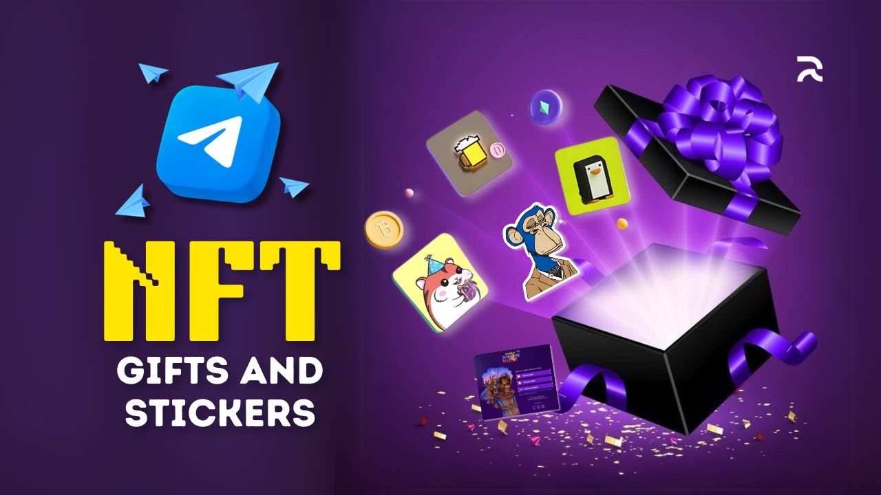 Illustration of Telegram Gifts merging process on TON blockchain showing before and after rarity upgrade for NFTs