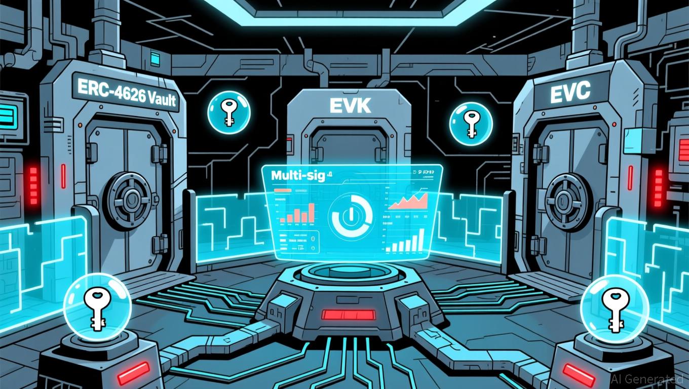 DAO treasury dashboard illustration with automated stablecoin vaults optimizing digital asset allocations in 2025
