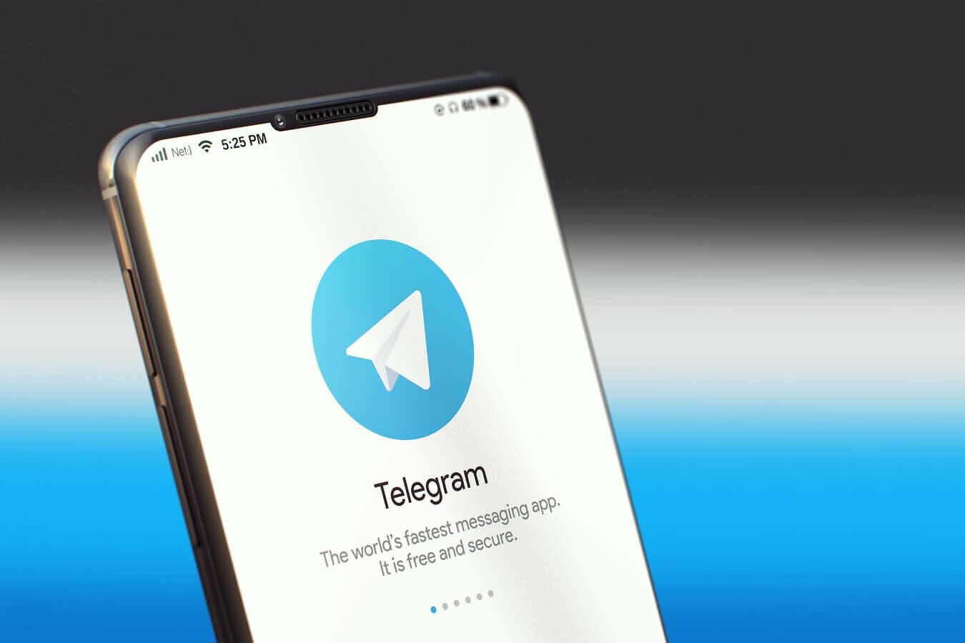 Merchant accepting Toncoin payment through a Telegram bot on a smartphone, representing crypto payments for small businesses