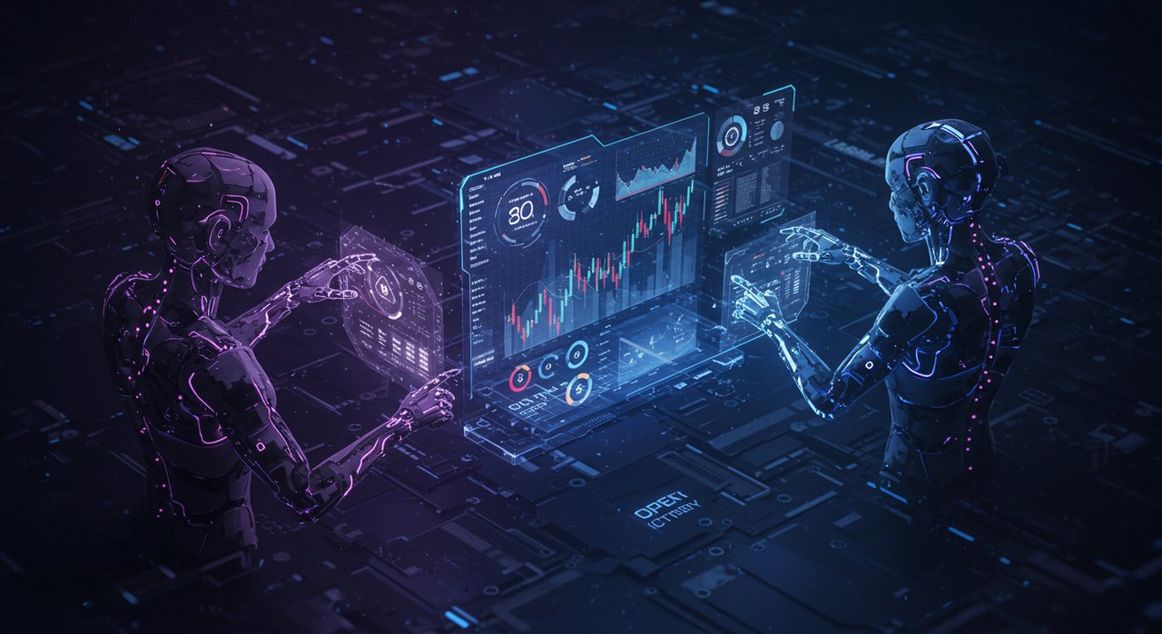 AI agent processing a USDC micropayment using x402 Payment Intents protocol illustration