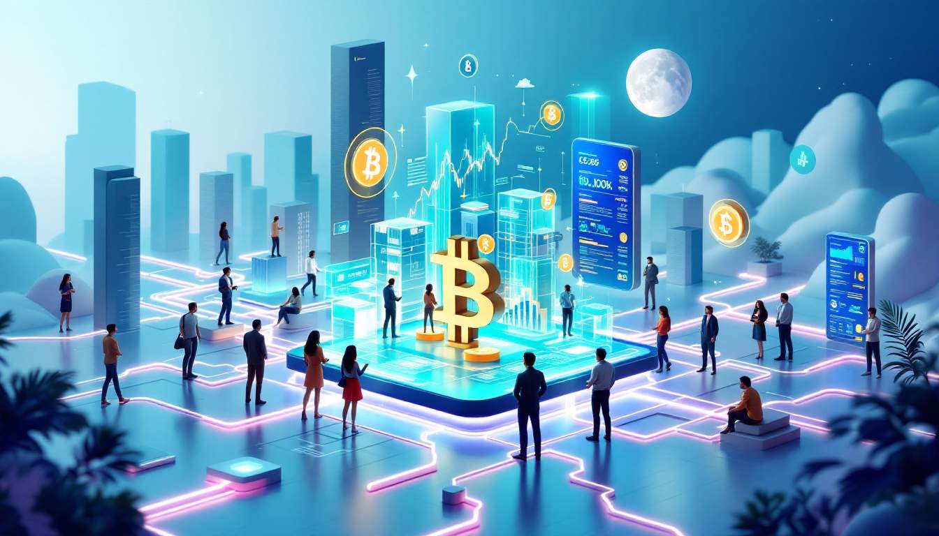 International investors interacting with Japanese crypto exchanges, symbolizing global engagement under Japan's 2025 crypto tax reform.