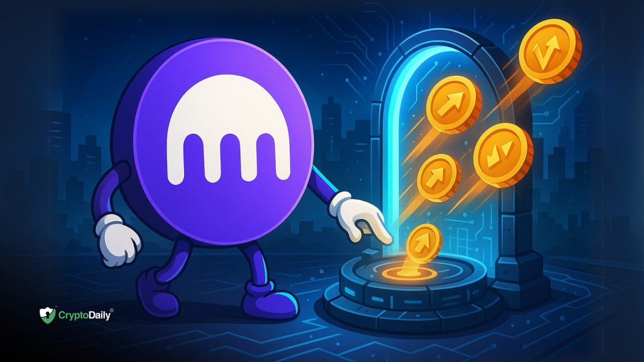 Illustration of tokenized Apple and Tesla stocks trading on Ethereum and BNB Chain blockchain networks, representing the future of on-chain U.S. equities in 2025.