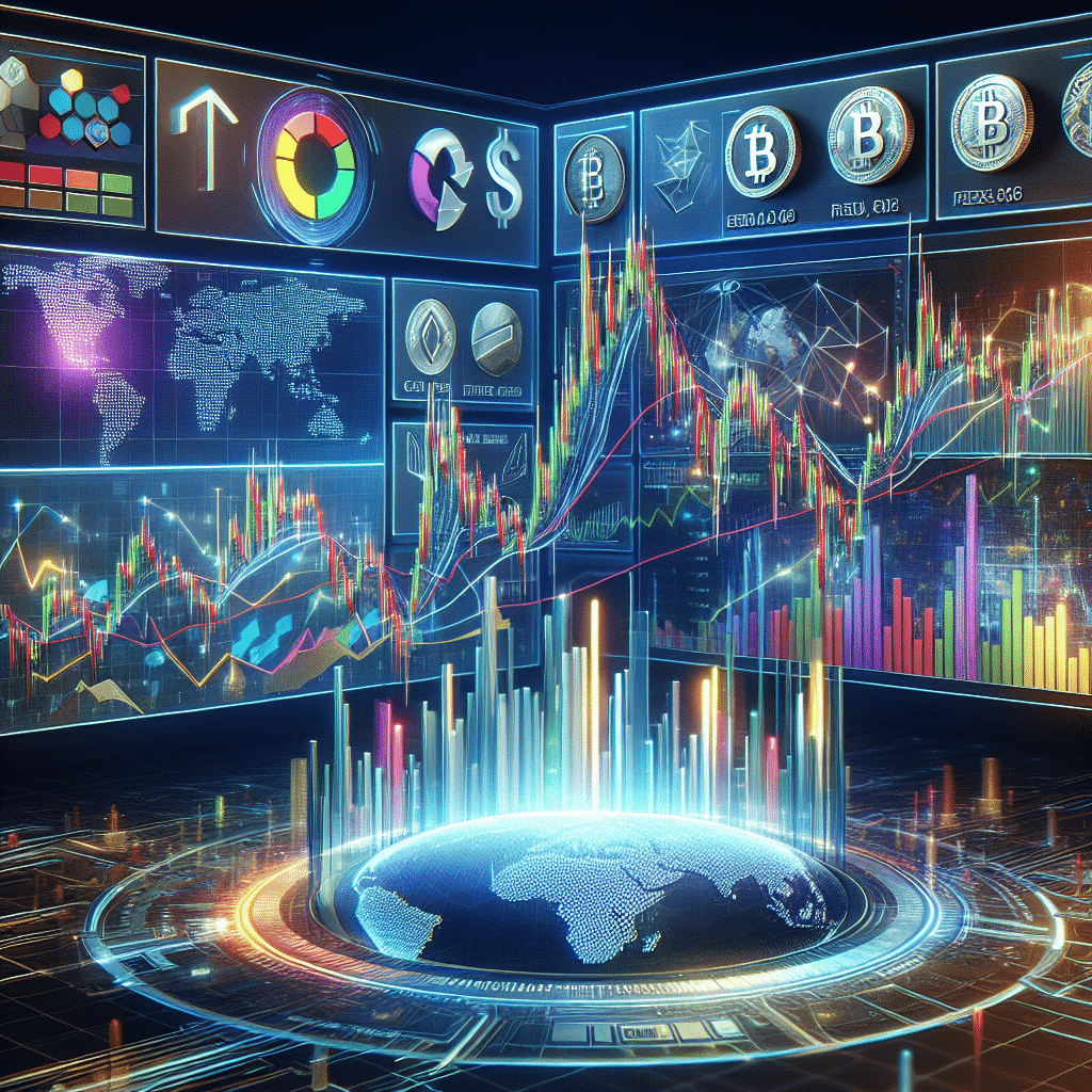 Conceptual illustration of crypto traders analyzing token unlock and airdrop news, representing strategies for timing, risk management, and market momentum without showing specific price charts or numbers.