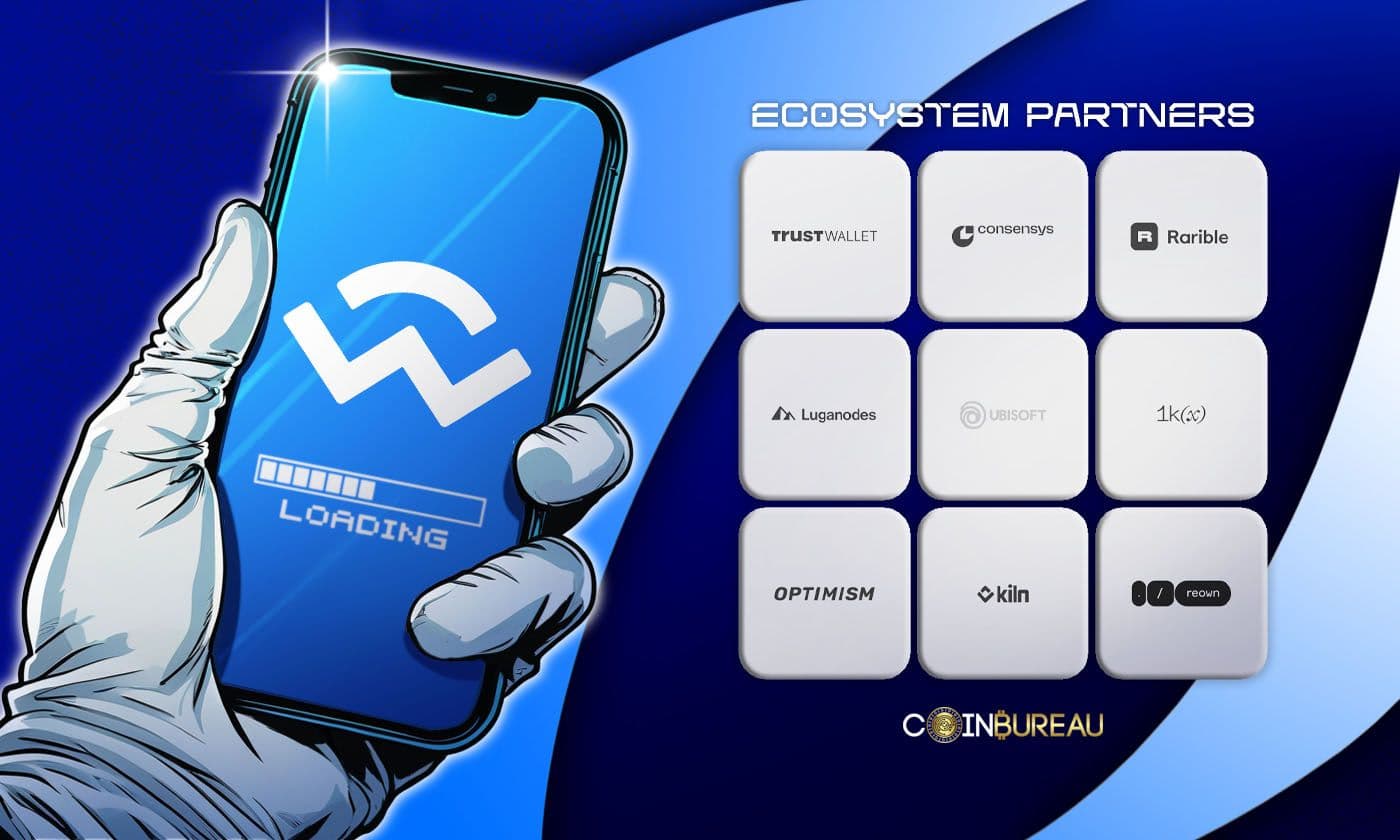 Infographic overview of WalletConnect enabling secure dApp connections for AI agents in multi-chain DeFi transactions