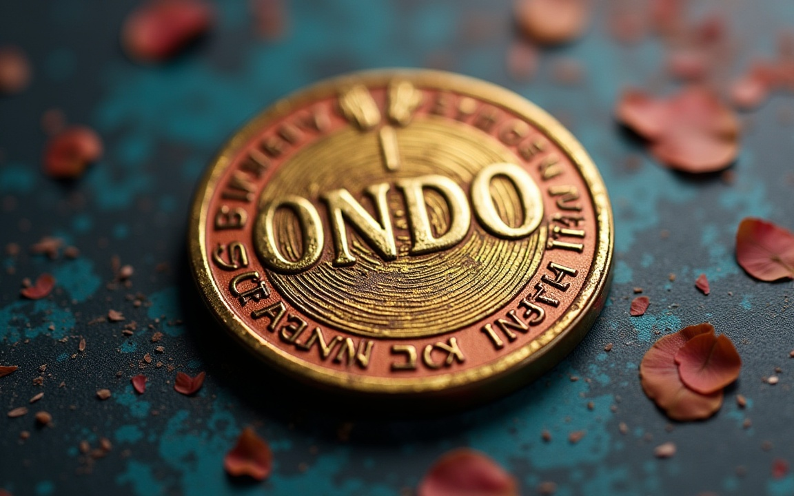 Infographic illustrating Ondo Finance tokenized AI stocks like Nvidia NVDA and EV equities like Tesla TSLA on Solana and Ethereum blockchains