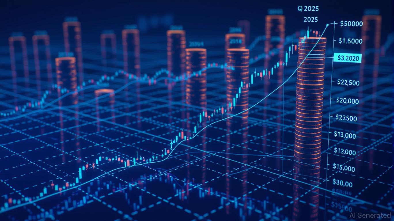 Institutional traders at a modern financial desk monitoring live Bitcoin ETF inflow data on multiple screens, representing institutional adoption in 2024.
