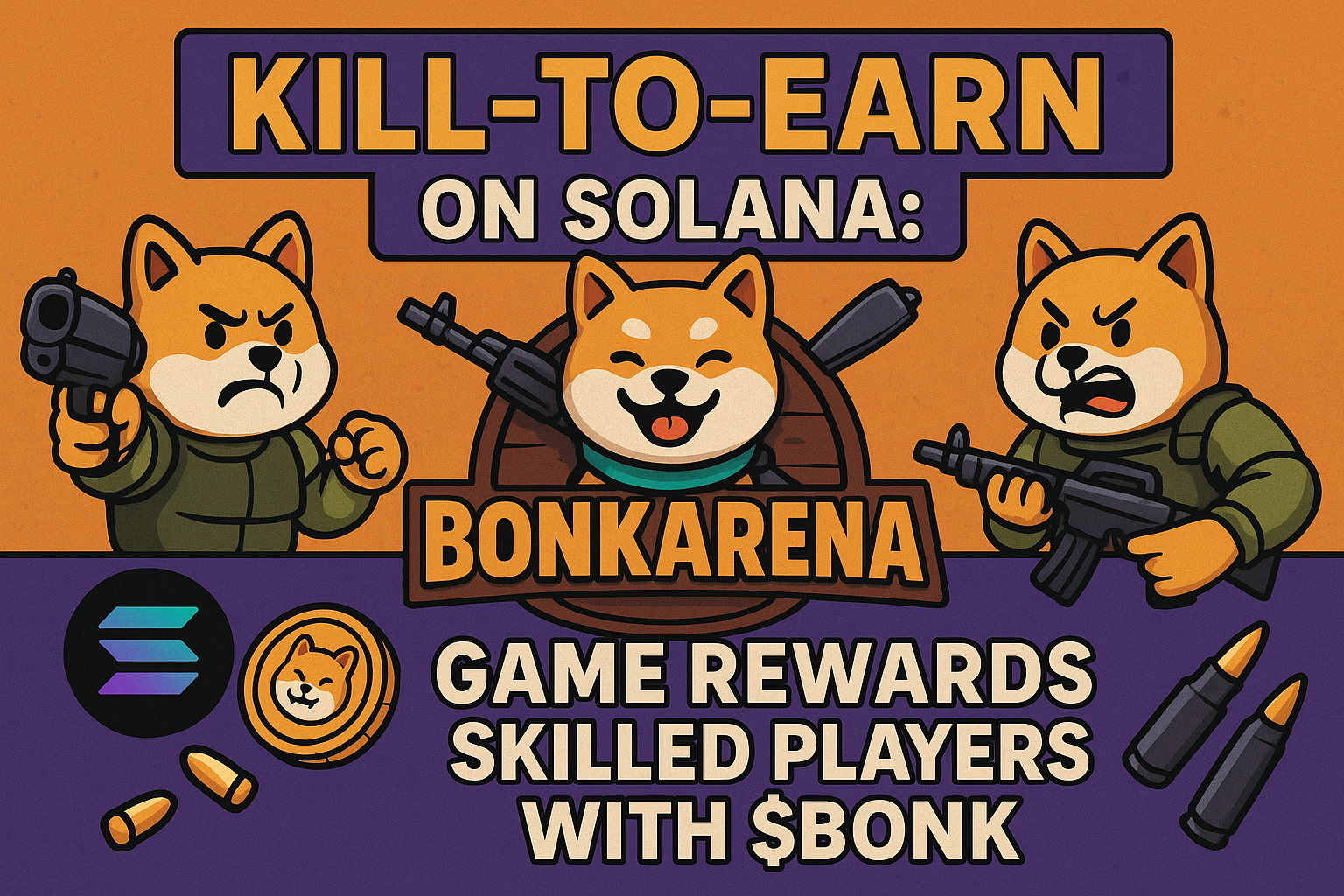 Kill-to-Earn on Solana: How BonkArena Game Rewards Skilled Players with $BONK