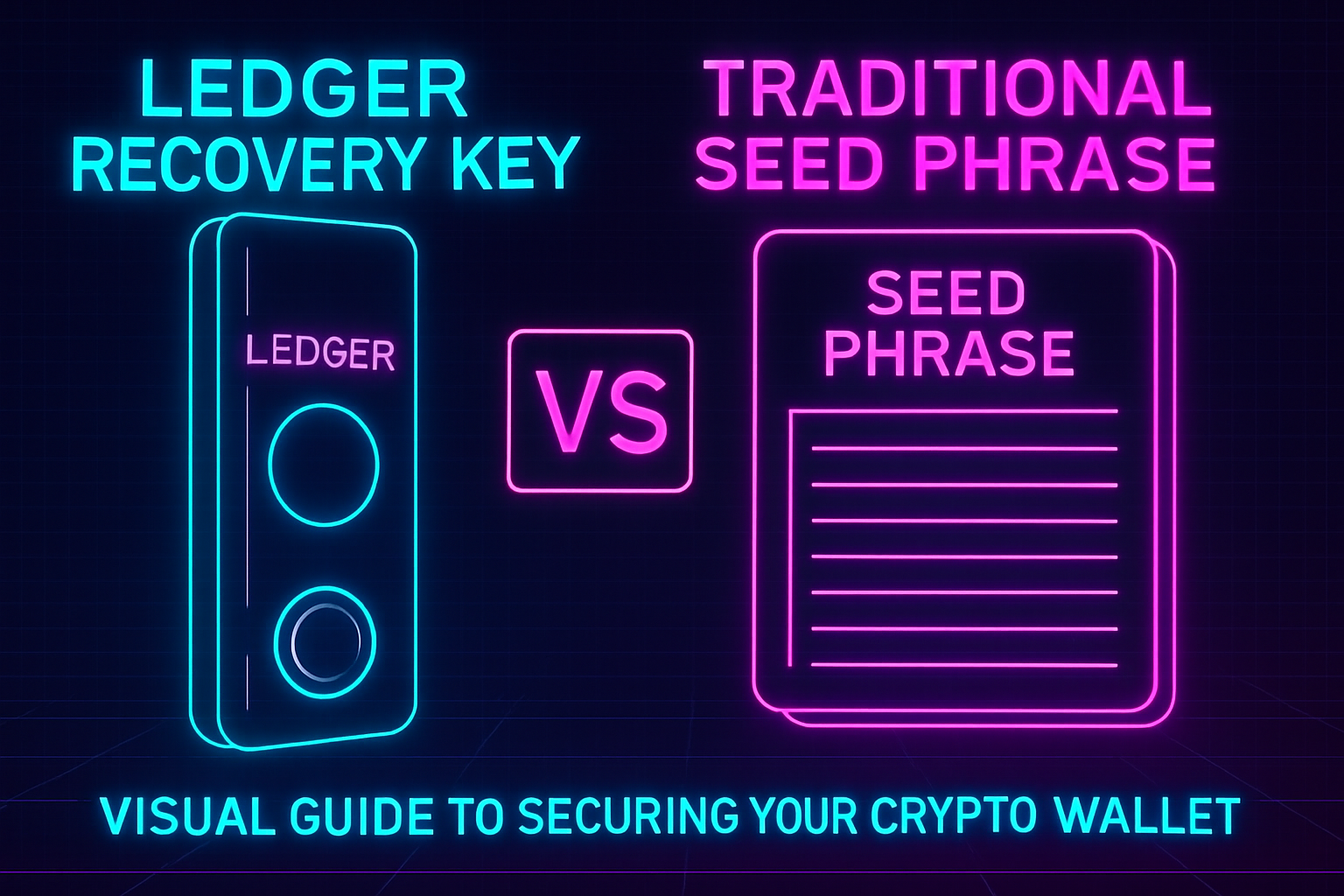 Ledger Recovery Key vs Traditional Seed Phrase: Visual Guide to Securing Your Crypto Wallet