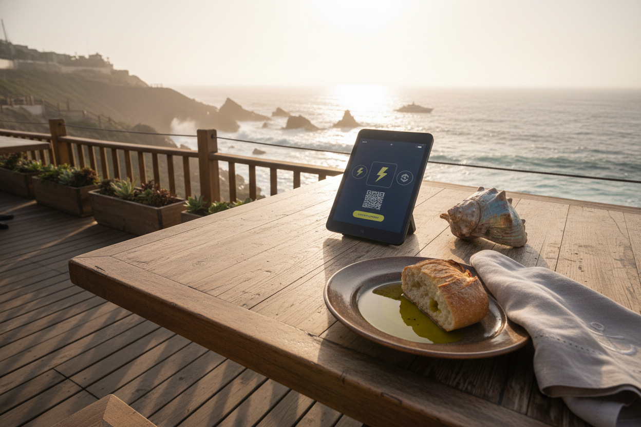 Lightning Network POS Terminals for Offline USDC Payments in Restaurants