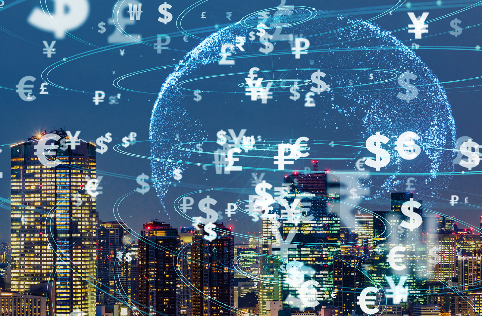 Major U.S. bank headquarters with digital cryptocurrency icons overlay, representing integration of crypto custody and payment services in 2024