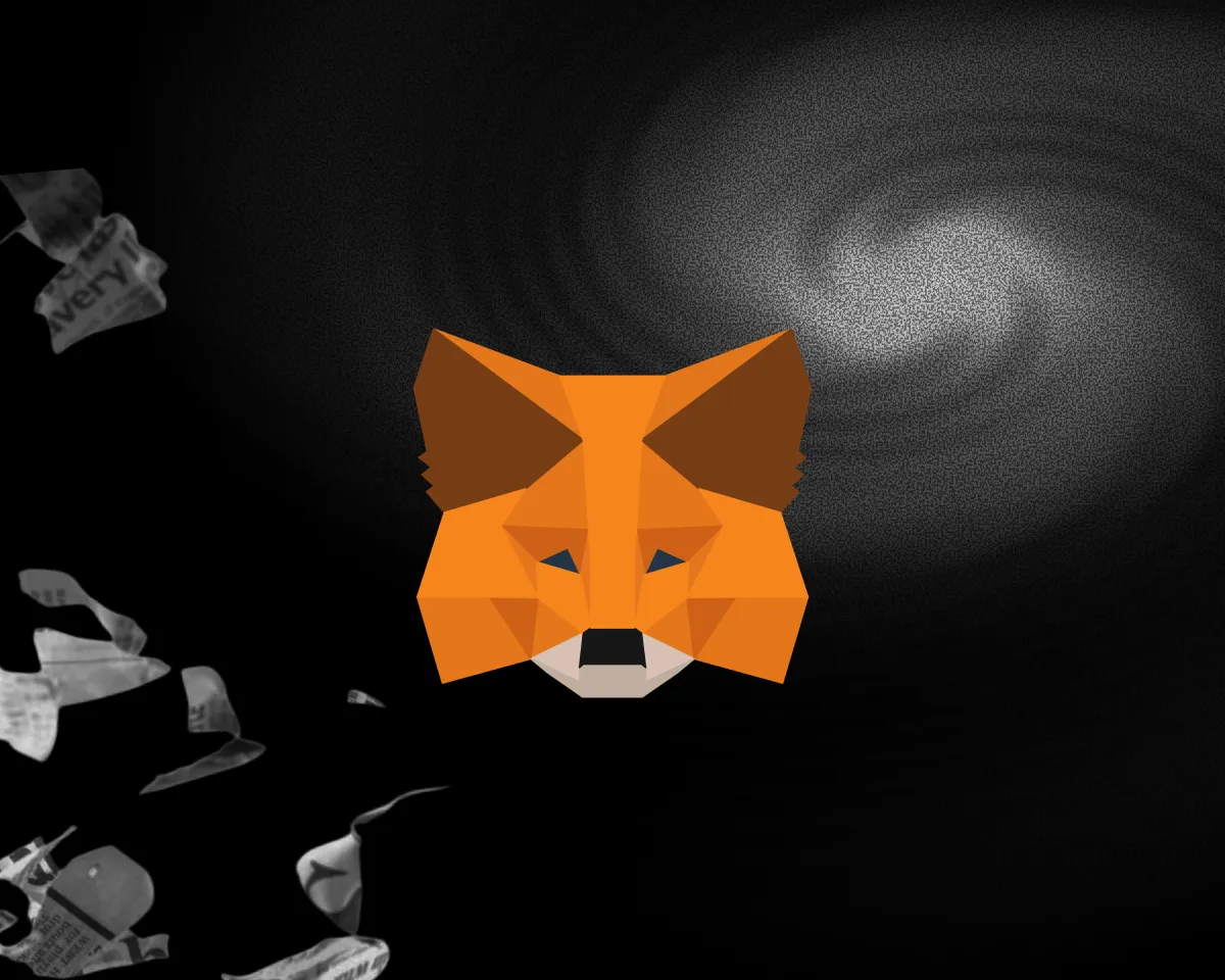 MetaMask logo alongside mUSD stablecoin illustration representing the new MetaMask USD launch