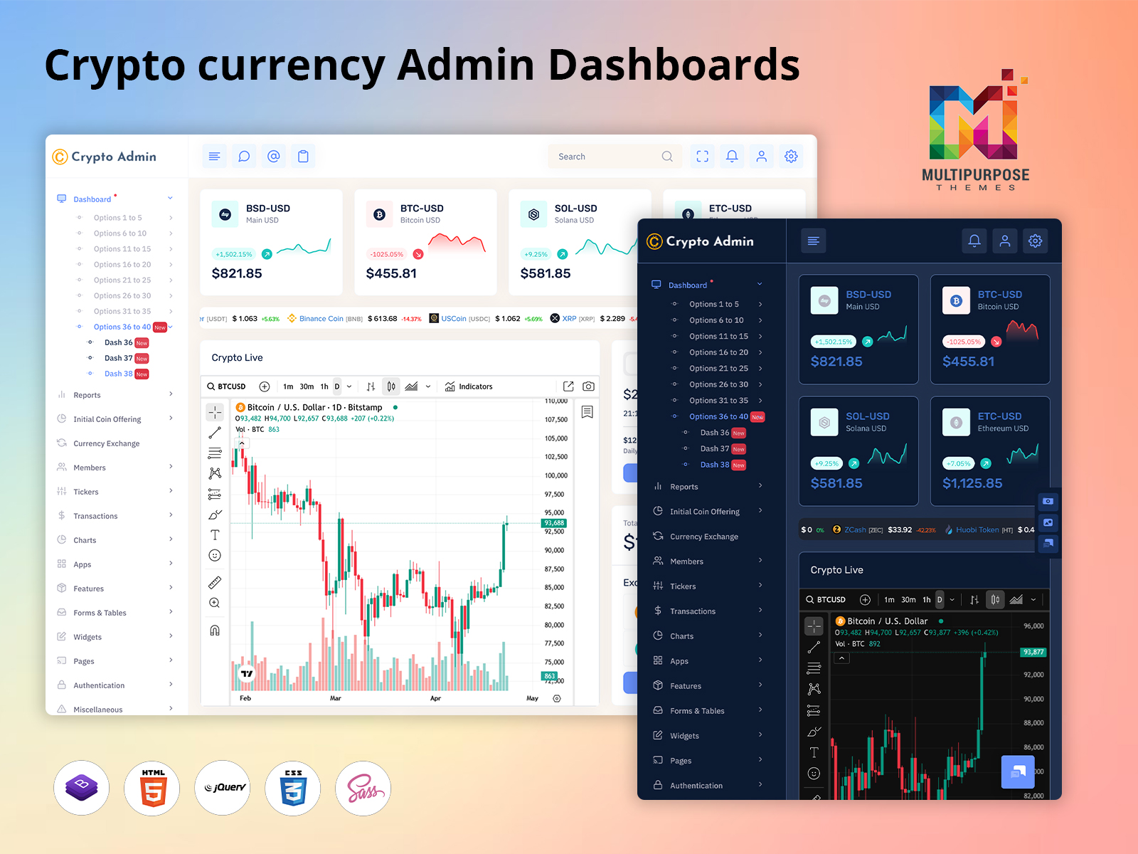 Modern digital dashboard displaying real estate token trading activity on blockchain platforms in 2025